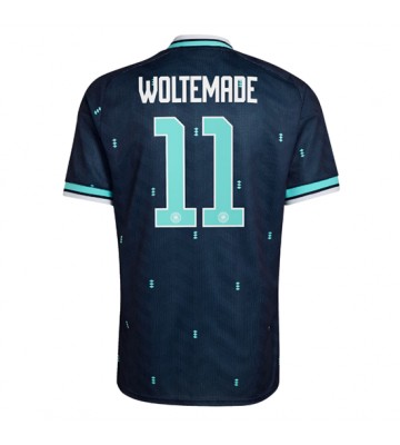 Tyskland Nick Woltemade #11 Bortatröja VM 2026 Kortärmad